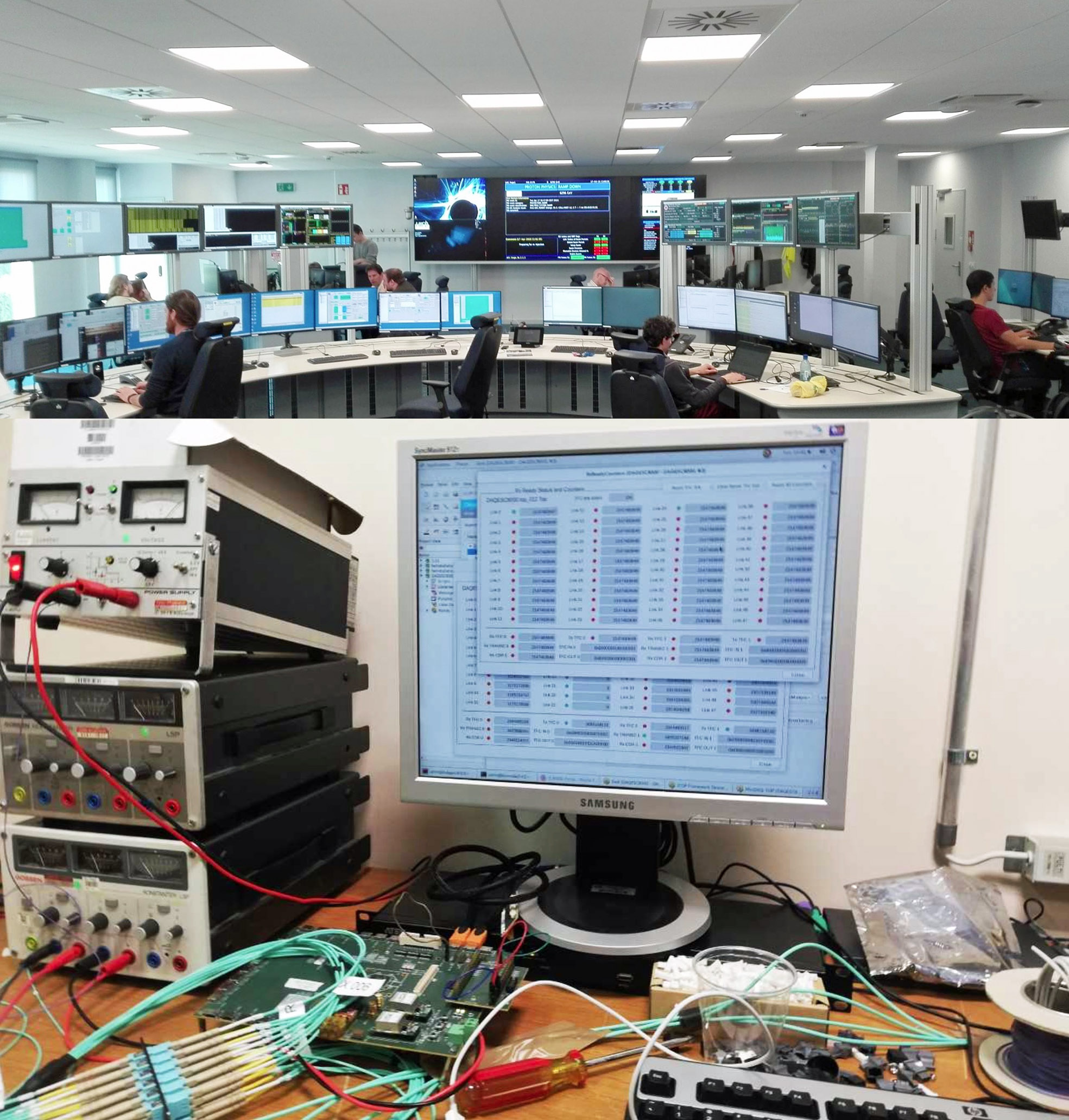 [My workstation at LHCb]