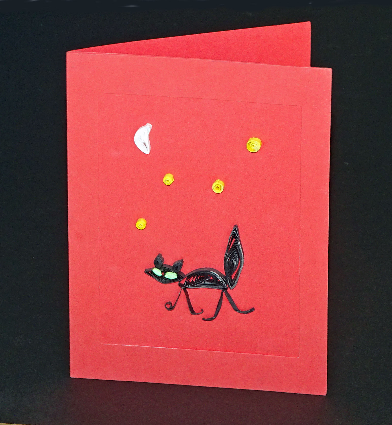 [Night cat card]